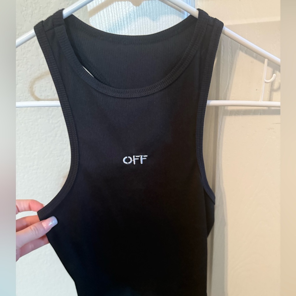 off white tank top